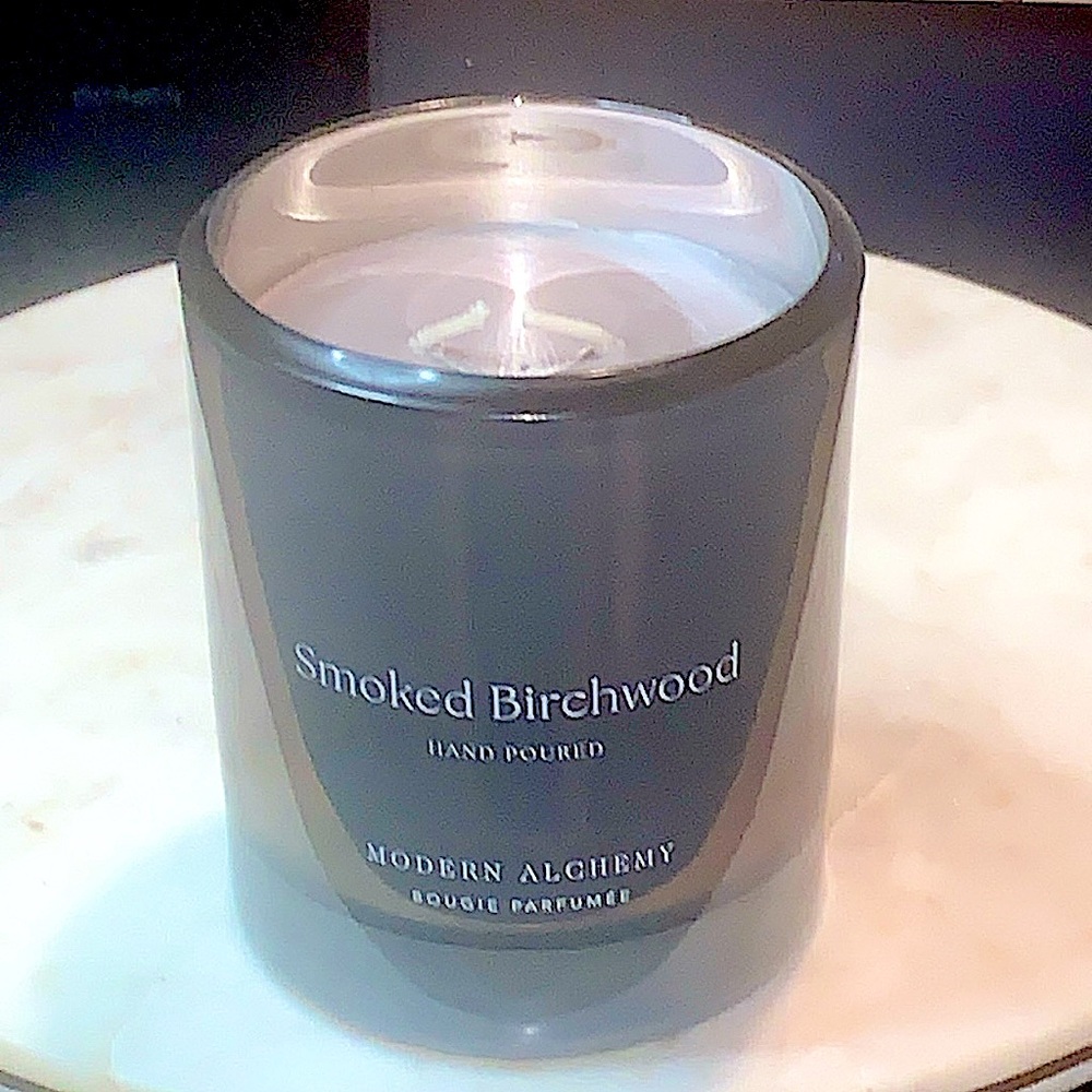 MODERN ALCHEMY SMOKED BIRCHWOOD CANDLE 2 WICK 13.1oz BOUGIE PARFUMERE NEW